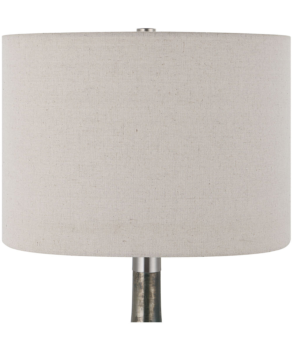 Contour Metallic Glass Table Lamp