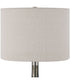 Contour Metallic Glass Table Lamp