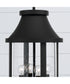Bridger 4-Light Outdoor Hanging-Lantern Black