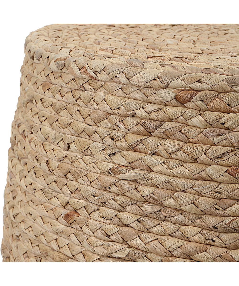 Resort Straw Accent Stool