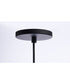 Melrose  Pendant Matte Black / Brushed Nickel