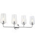 Celino 4-Light Bath & Vanity Polished Chrome
