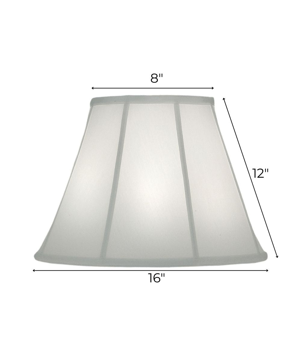 8x16x12 Ivory Shadow Empire Softback Lampshade