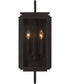 Irving 2-Light Outdoor Lighting Textured Black