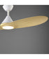Surf 56 inch 2-Blade Marine Grade Fan w LED Matte White / White Oak