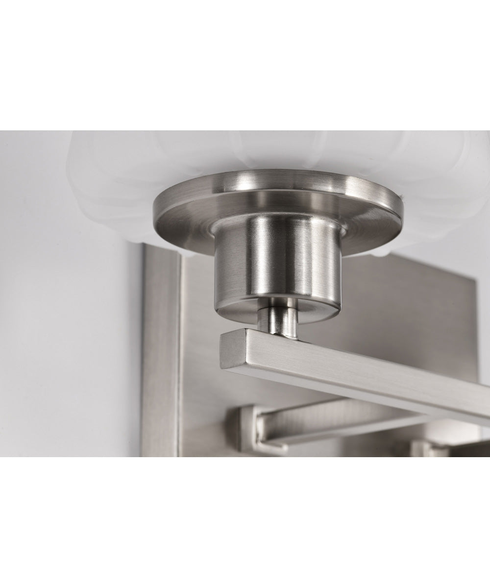 Lune 2-Light Vanity & Wall Brushed Nickel
