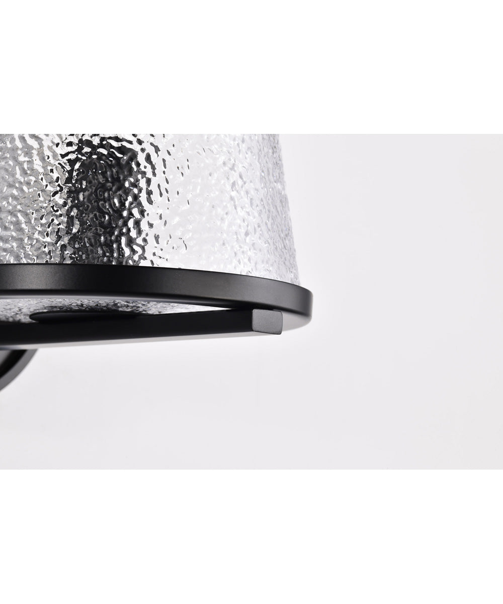 Valentine 1-Light Vanity & Wall Black