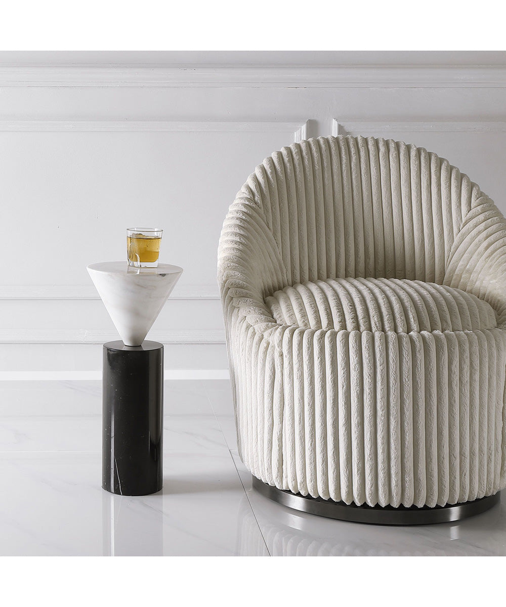 Top Hat Marble Drink Table