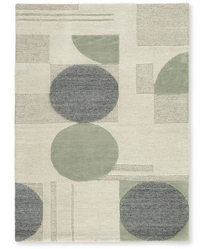 Dallane Medium Rug Linen/Blue/Green