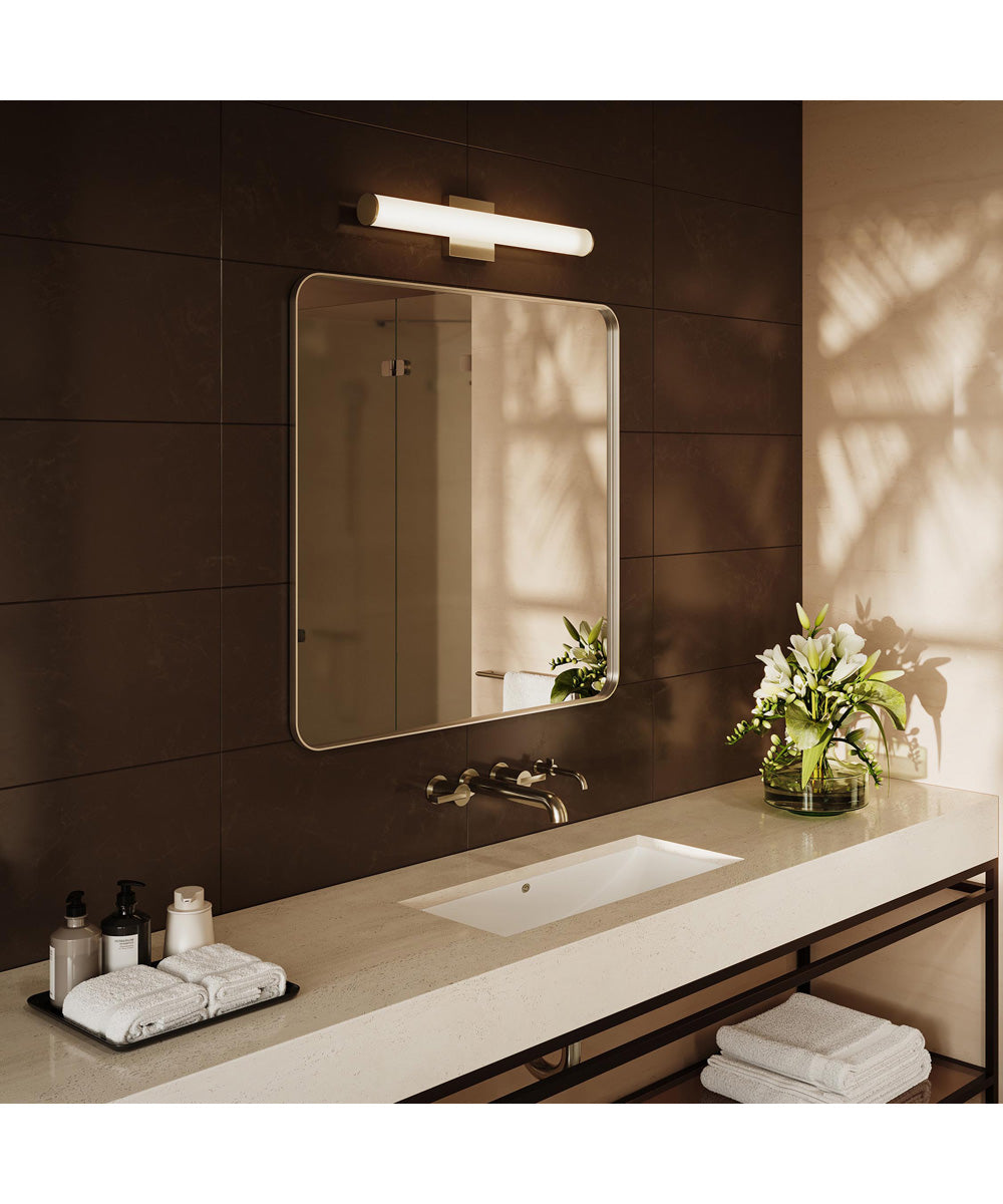 Phase 6.2 24 in. 5CCT Integrated LED Linear Vanity Light Brushed Nickel