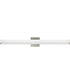 Phase 6.2 36 in. 5CCT Integrated LED Linear Vanity Light Brushed Nickel