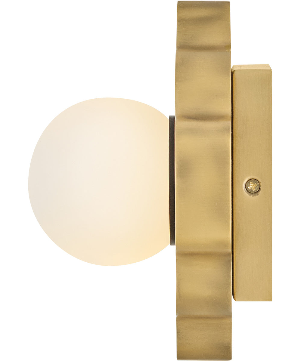 Howe 1-Light Small Single Light Sconce in Gloss Black