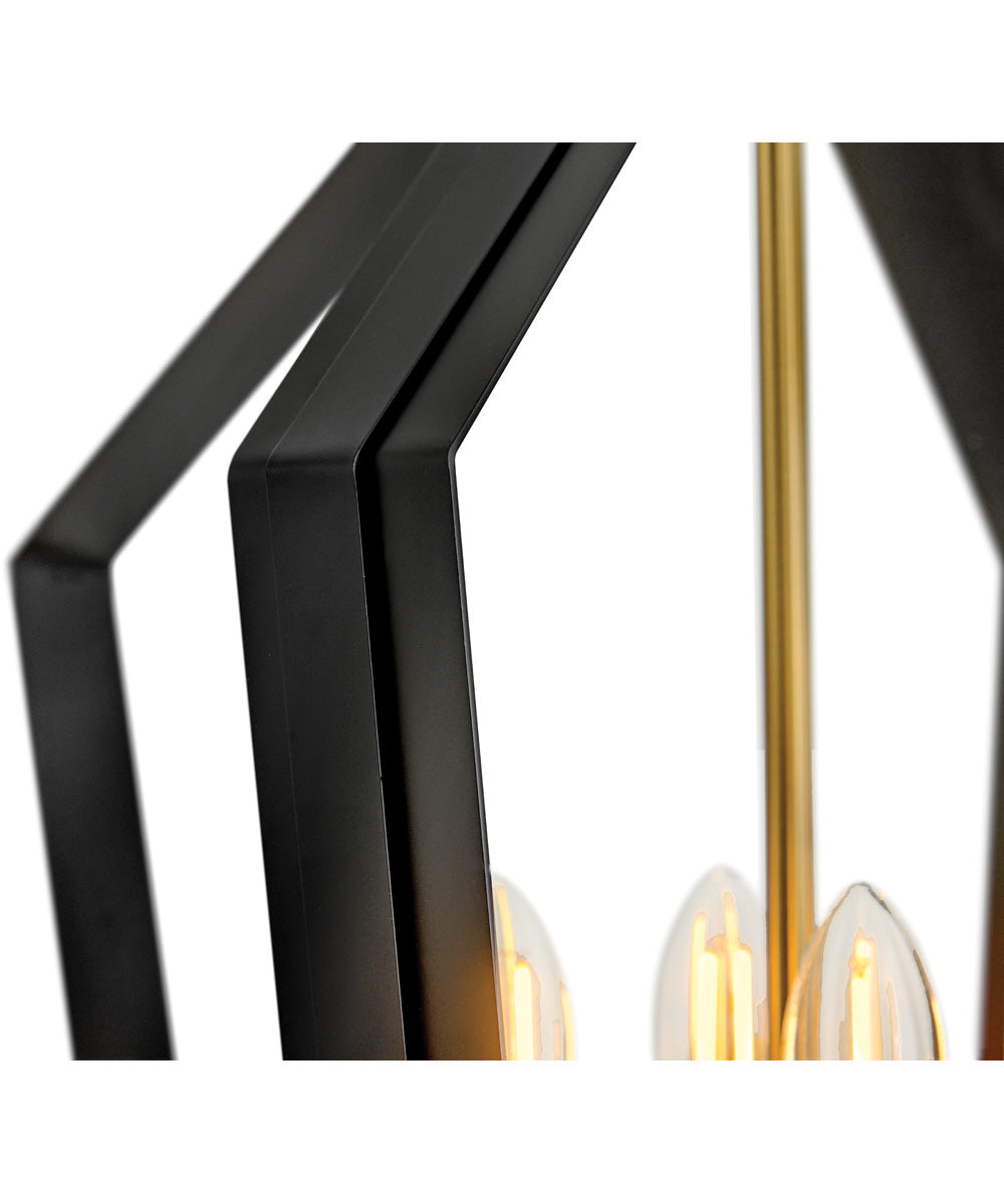 Sammi 4-Light Large Pendant in Black