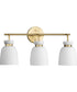 Lexie 3-Light Contemporary Vanity Light Brushed Gold
