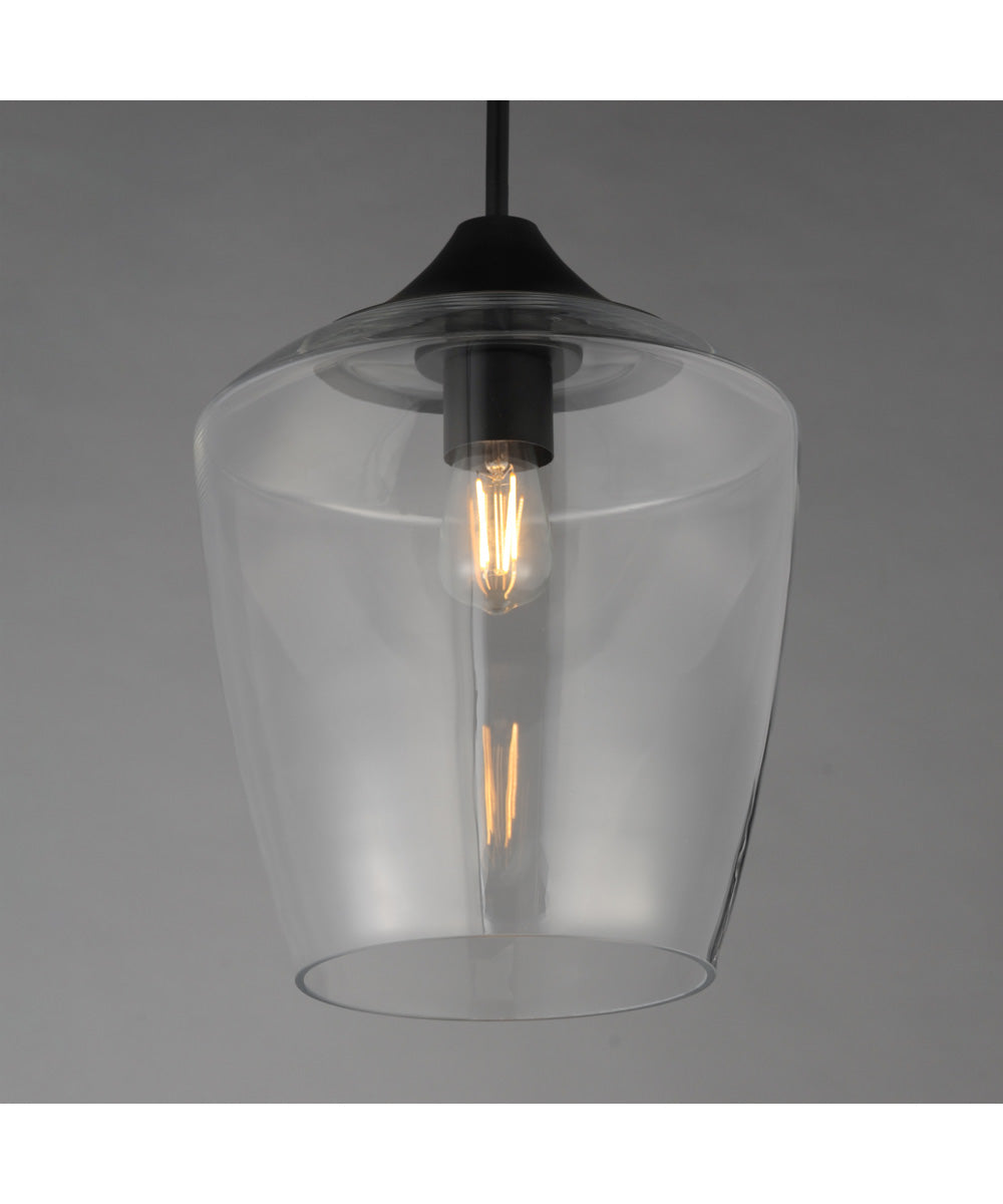 Goblet 12 inch Single Pendant Black