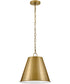 Blake 1-Light Medium Pendant in Lacquered Brass