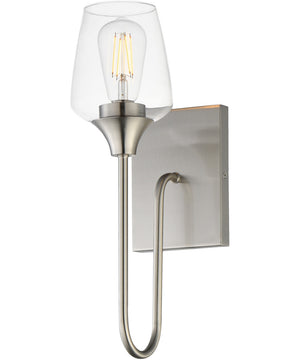 Goblet 1-Light Wall Sconce Satin Nickel