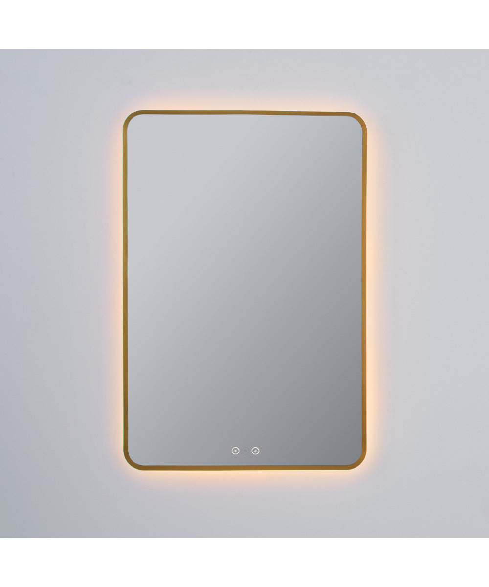 Aero Mirror Brushed Brass