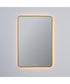 Aero Mirror Brushed Brass