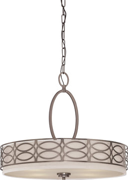 24"W Harlow 4-Light Pendant Hazel Bronze