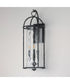 Del Mar X-Large Outdoor Wall Sconce Blacksmith