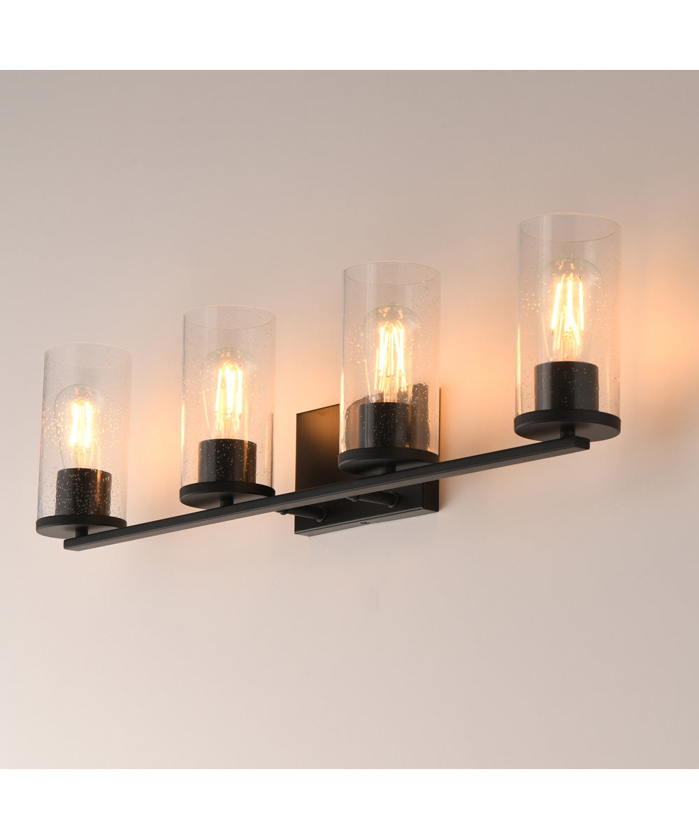 Livingston 4-Light Bath Vanity Black