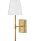 Beale 1-Light Medium Single Light Sconce in Lacquered Brass