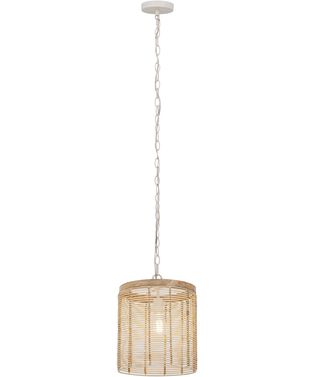 Vannerie 1-Light Mini Pendant Ecru