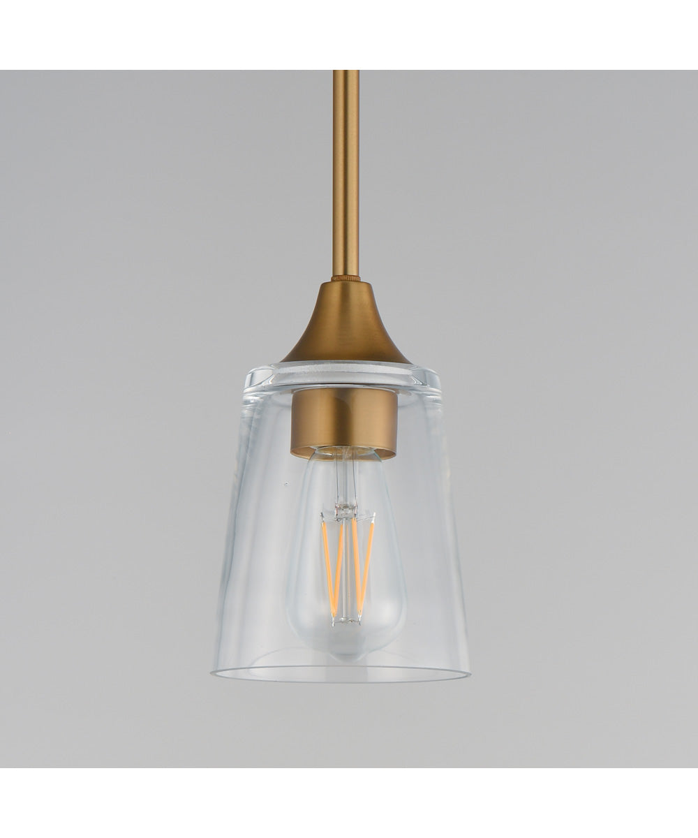 Hudson Mini Pendant Natural Aged Brass