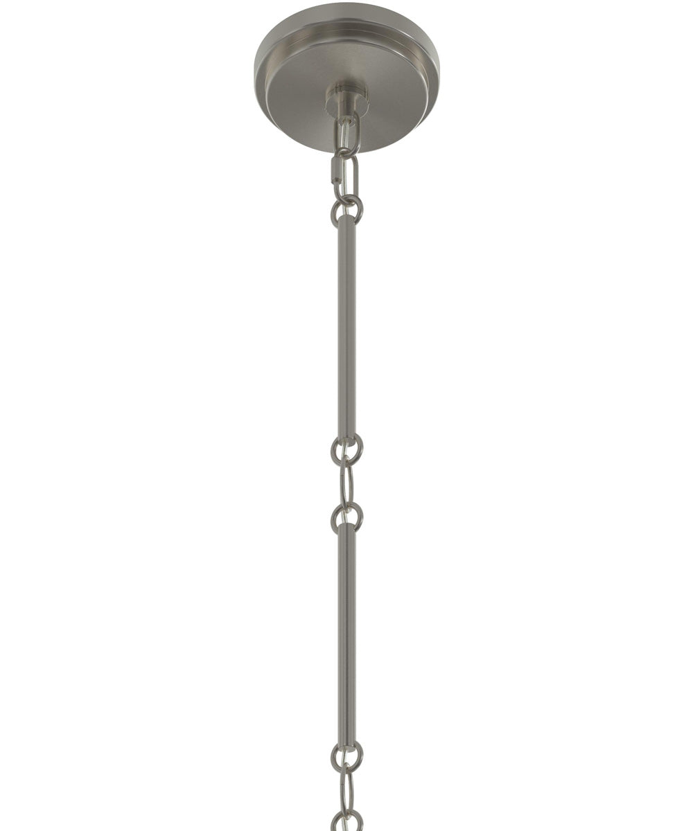 Pilar Extra Large 6-Light Chandelier Brushed Nickel