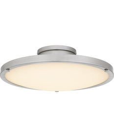 Quoizel Semi-Flush Mount Medium Semi Flush Mount Brushed Nickel