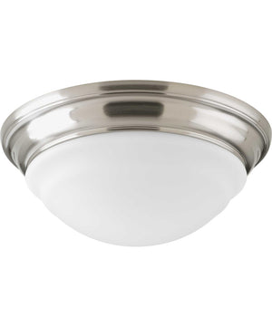 1-Light 11" LED Flush Mount Brushed Nickel