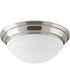 1-Light 11" LED Flush Mount Brushed Nickel