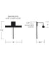 Cortland 1-Light Sconce Matte Black