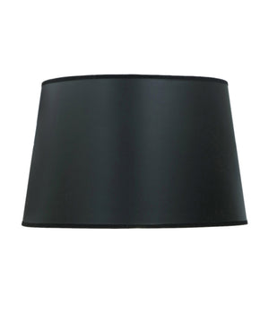 14x17x13 Black Opaque/Gold Foil Hardback Tapered Drum Lampshade