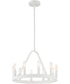 Carousel 10 Light Chandelier Matte White
