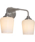 Raymond Wall Mount Light Fixture Satin Nickel