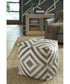 Hartselle Pouf Brown