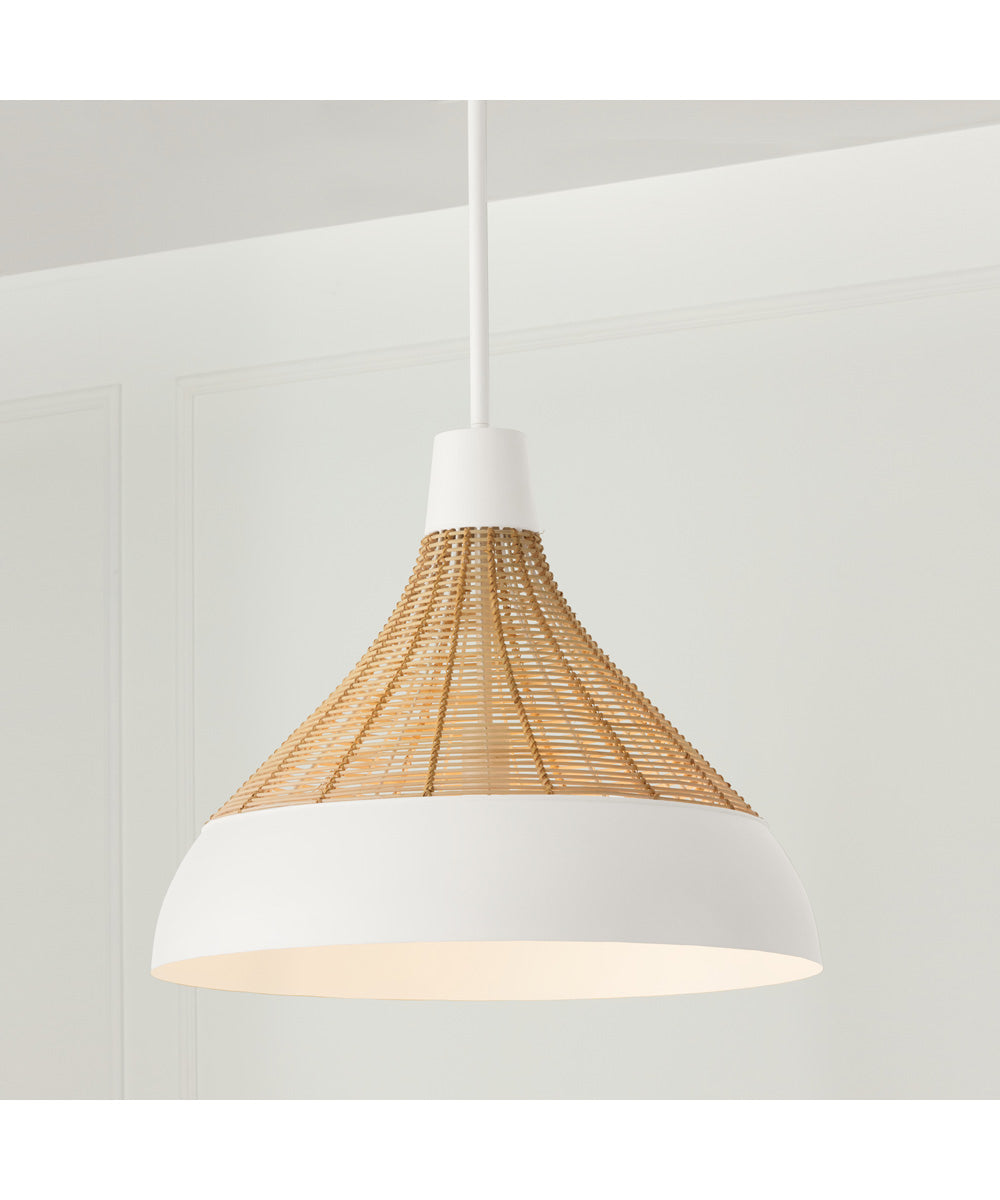 Kali 1-Light Pendant Matte White