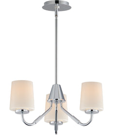 Durham 3-Light Chandelier Polished Chrome