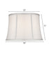 13x16x11 Ivory Shadow Soft Back Modified Bell Lampshade