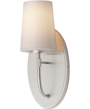 Durham 1-Light Sconce Satin Nickel