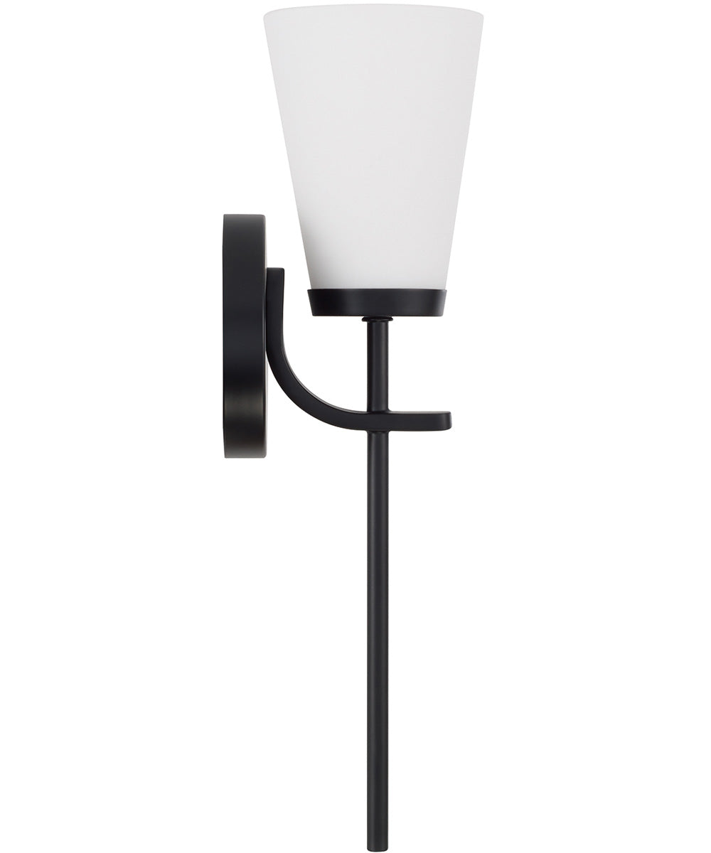 Drake 1-Light Sconce Matte Black