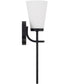 Drake 1-Light Sconce Matte Black