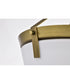 Rowen 3-Light Close-to-Ceiling Natural Brass