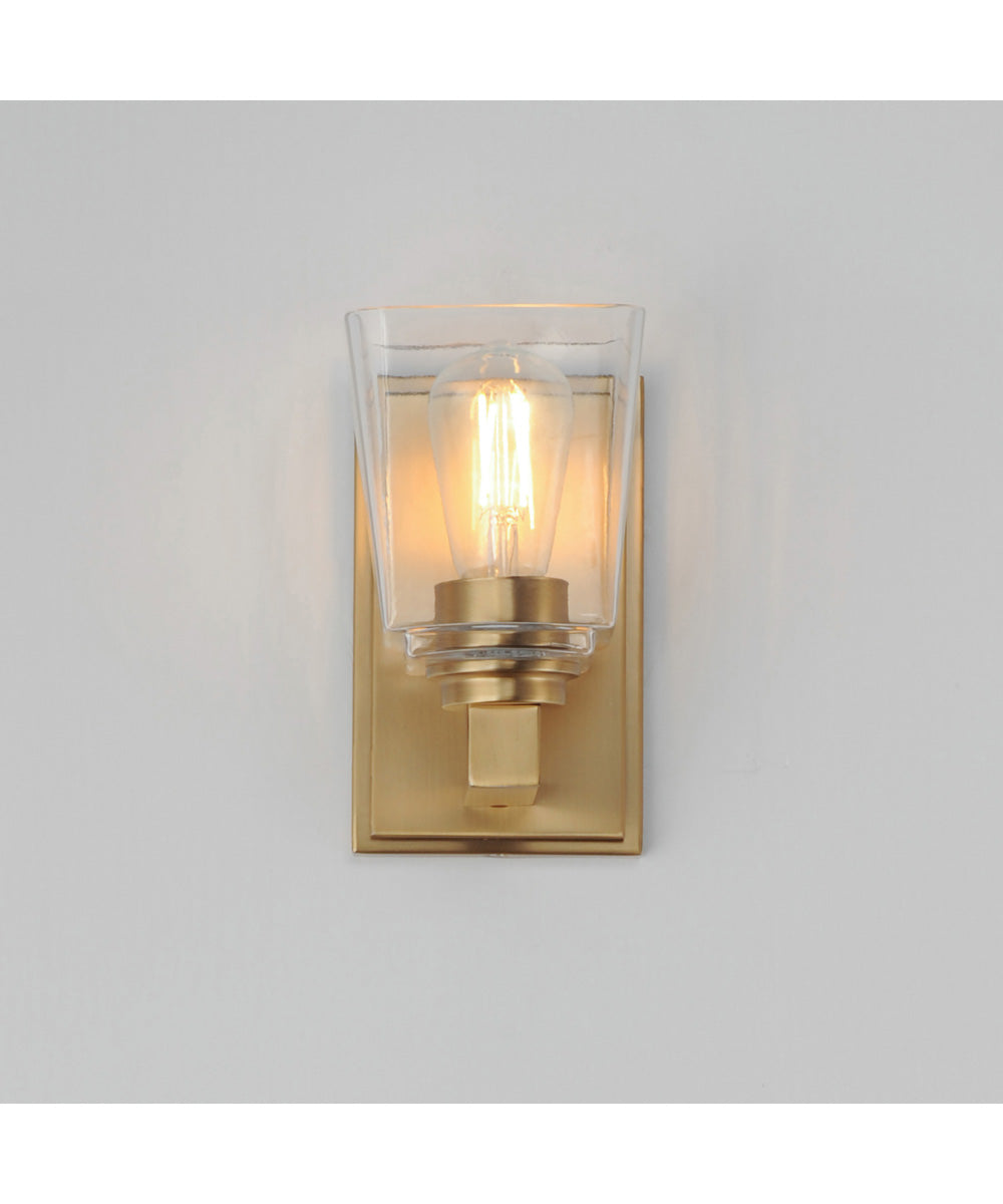 Cubos 1-Light Wall Sconce Natural Aged Brass