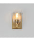 Cubos 1-Light Wall Sconce Natural Aged Brass