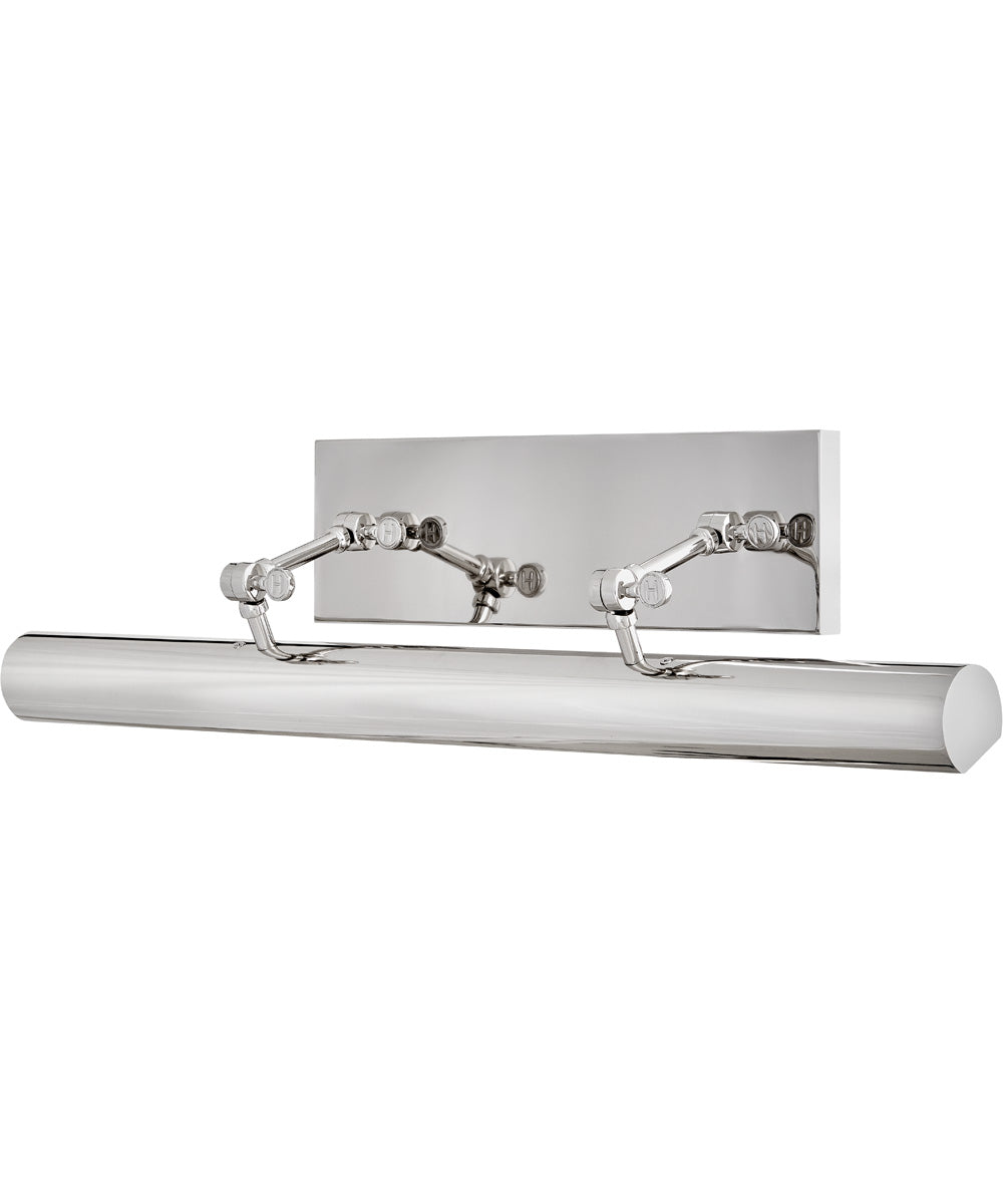 Stokes 2-Light Large Adjustable Accent Light in Polished Nickel