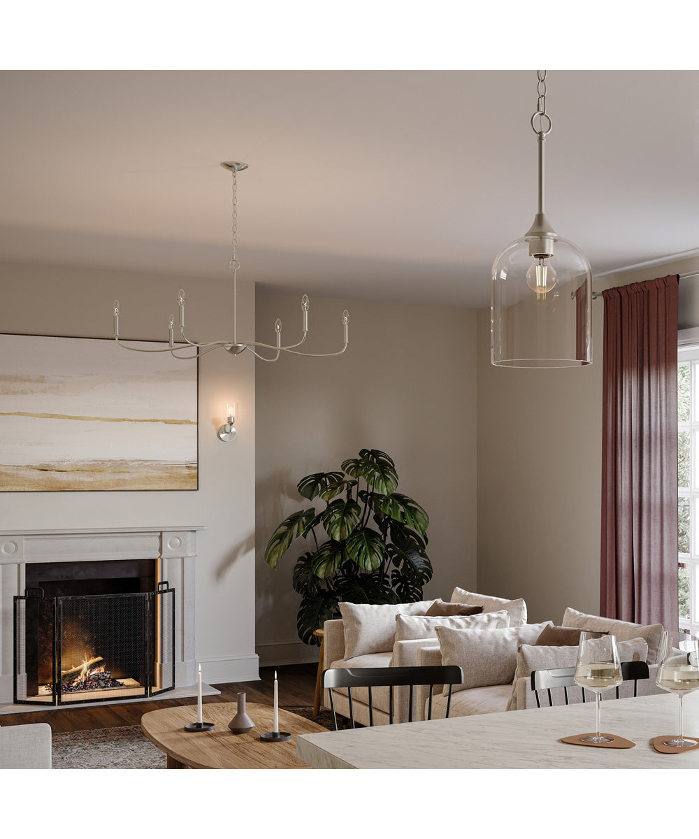 Ilia 6-Light Extra Large Chandelier Brushed Nickel