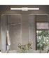 Phase 6.3 36 in. 5CCT Integrated LED Linear Vanity Light Polished Chrome
